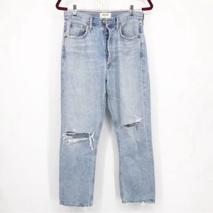 Agolde distressed denim size 27